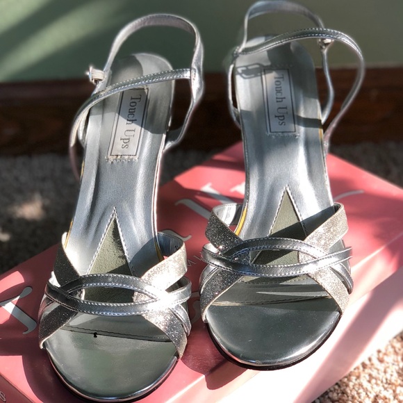 Touch Ups Silver Heels - Picture 2 of 7